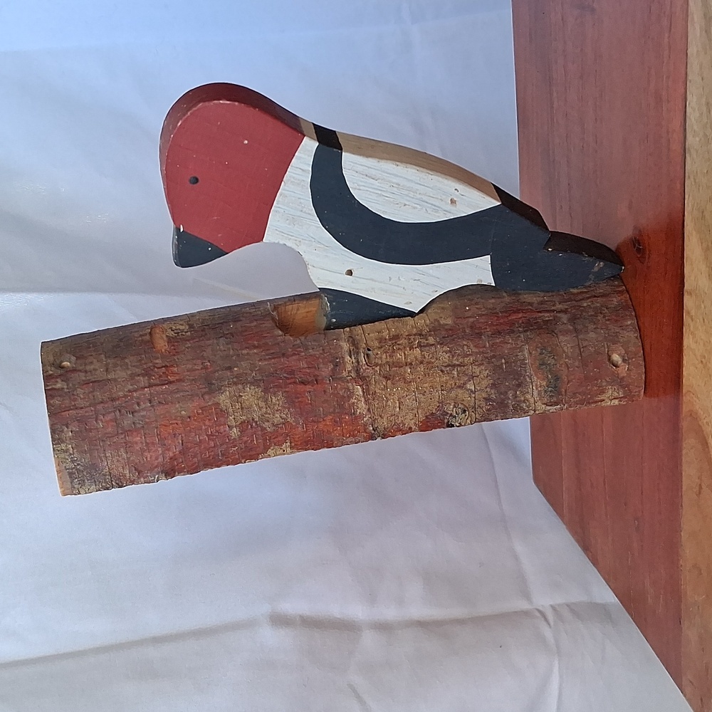 Wooden Bird Handmade Vintage